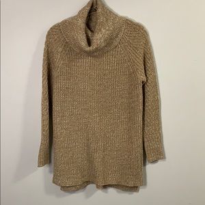 A New Day Cowl Neck Sweater, camel, size S